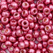 Miyuki seed beads 6/0 - Duracoat galvanized magenta pink 6-4219